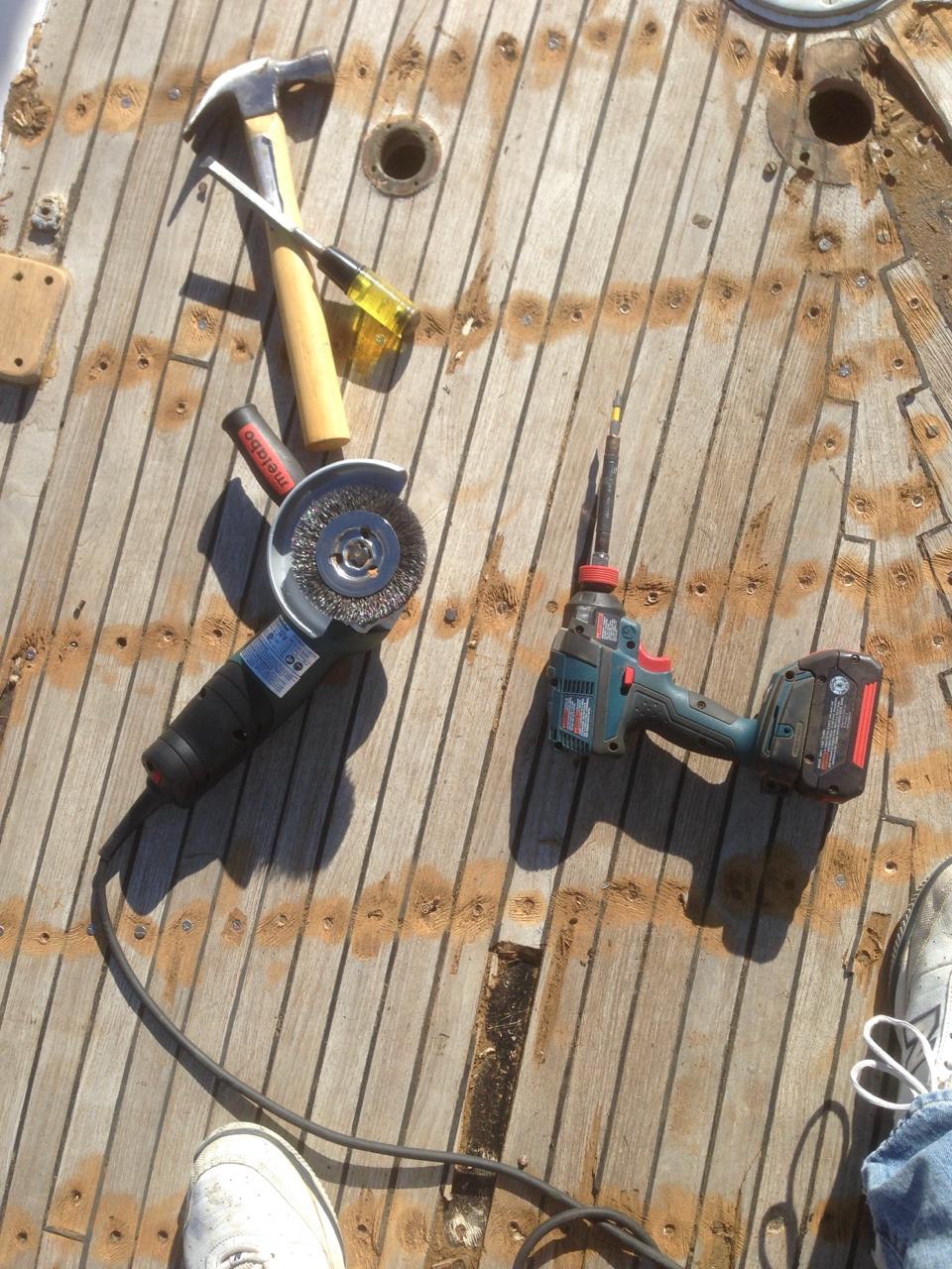 Tools needed for hardware removal